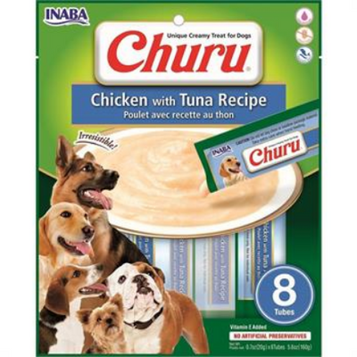 Churu Dog, Chicken & Tuna, 8 PCS