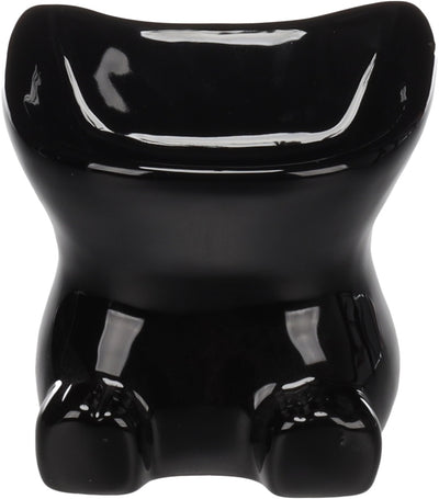 Enë qeramike e ngritur për mace, Doby Black 180 ml