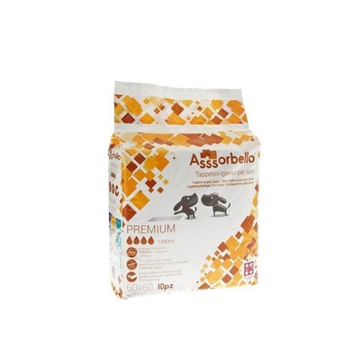 Pelena për qen Assorbello Premium, 60 x 60, 10 copë