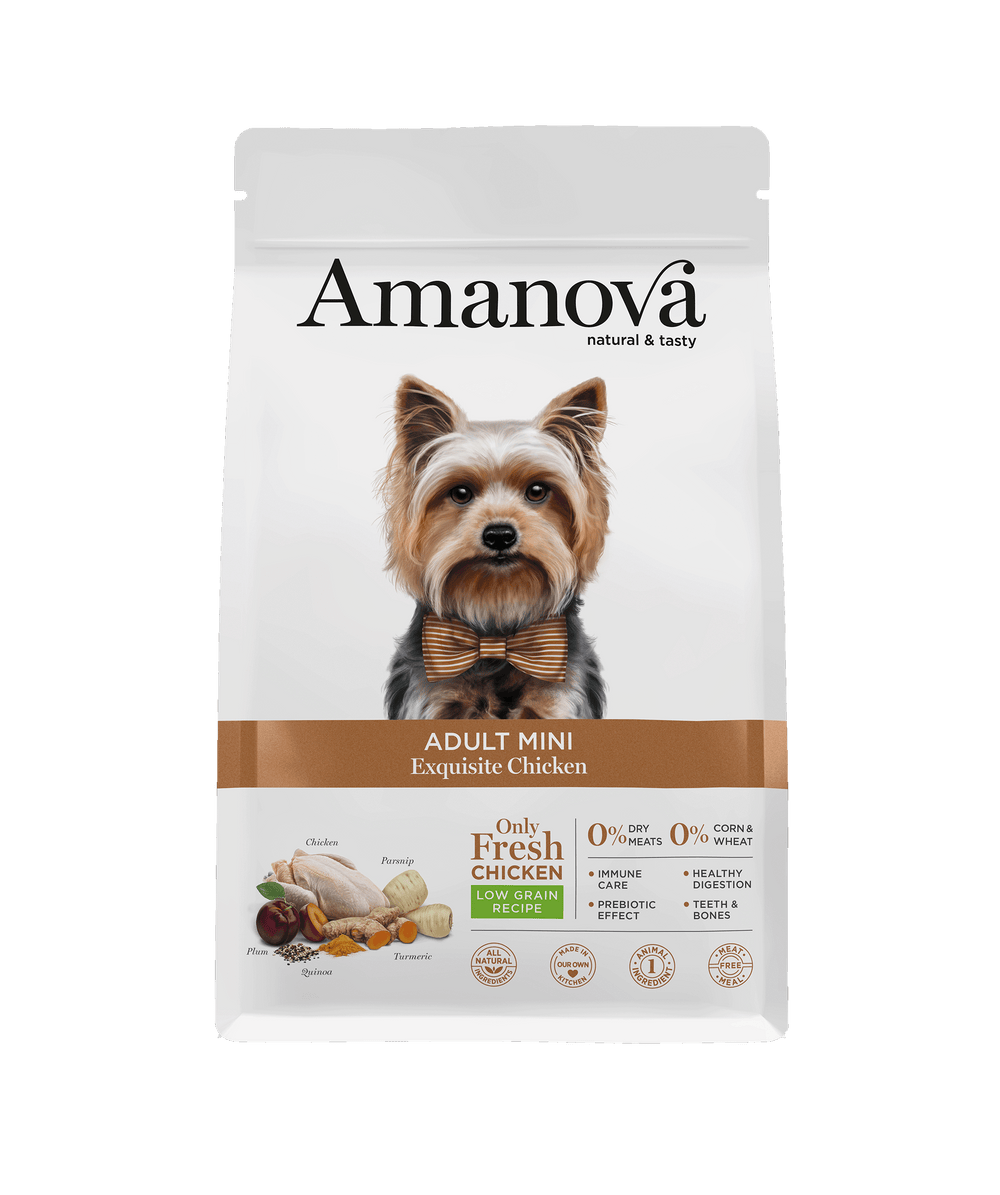 Ushqim për qen, Amanova Dog Mini, Chicken, 2 kg