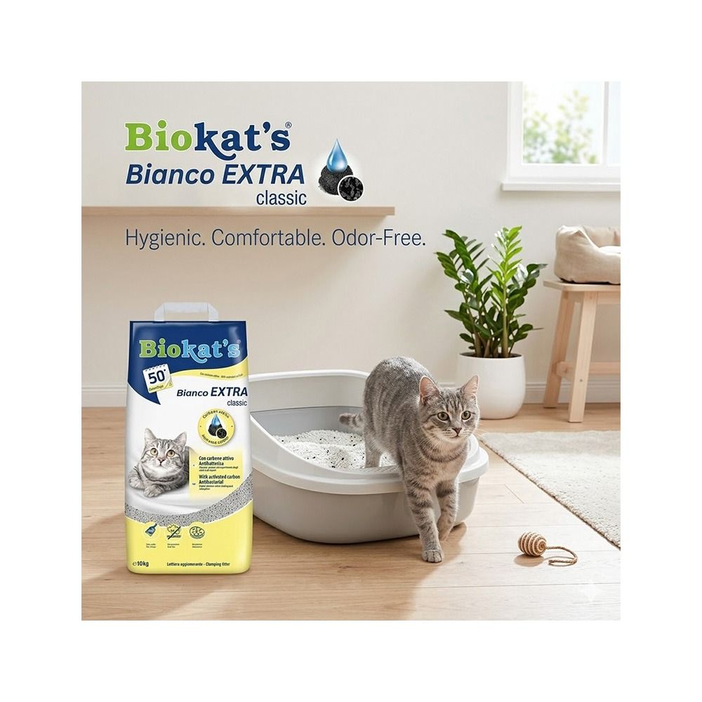 Rërë për mace, Bio Kat's Bianco EXTRA Classic, 10 L