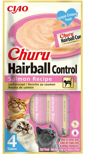 Shpërblime të lëngëshme Churu, Salmon, Hairball
