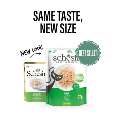 Ushqim komplementar i lëngëshëm, Schesir Chicken, 70 gr.
