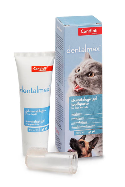 Gjel për dhëmbë, qen dhe mace, Dental Max 50 ml+ brusha