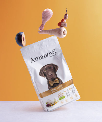 Ushqim për qen, Amanova Dog Adult Large, 12 kg