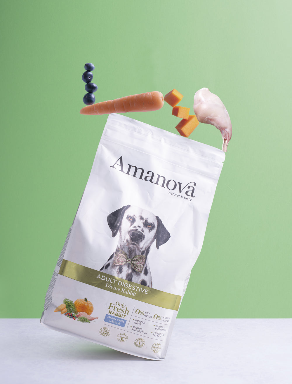 Ushqim për qen, Amanova Divine Rabbit, Digestive, 10 kg