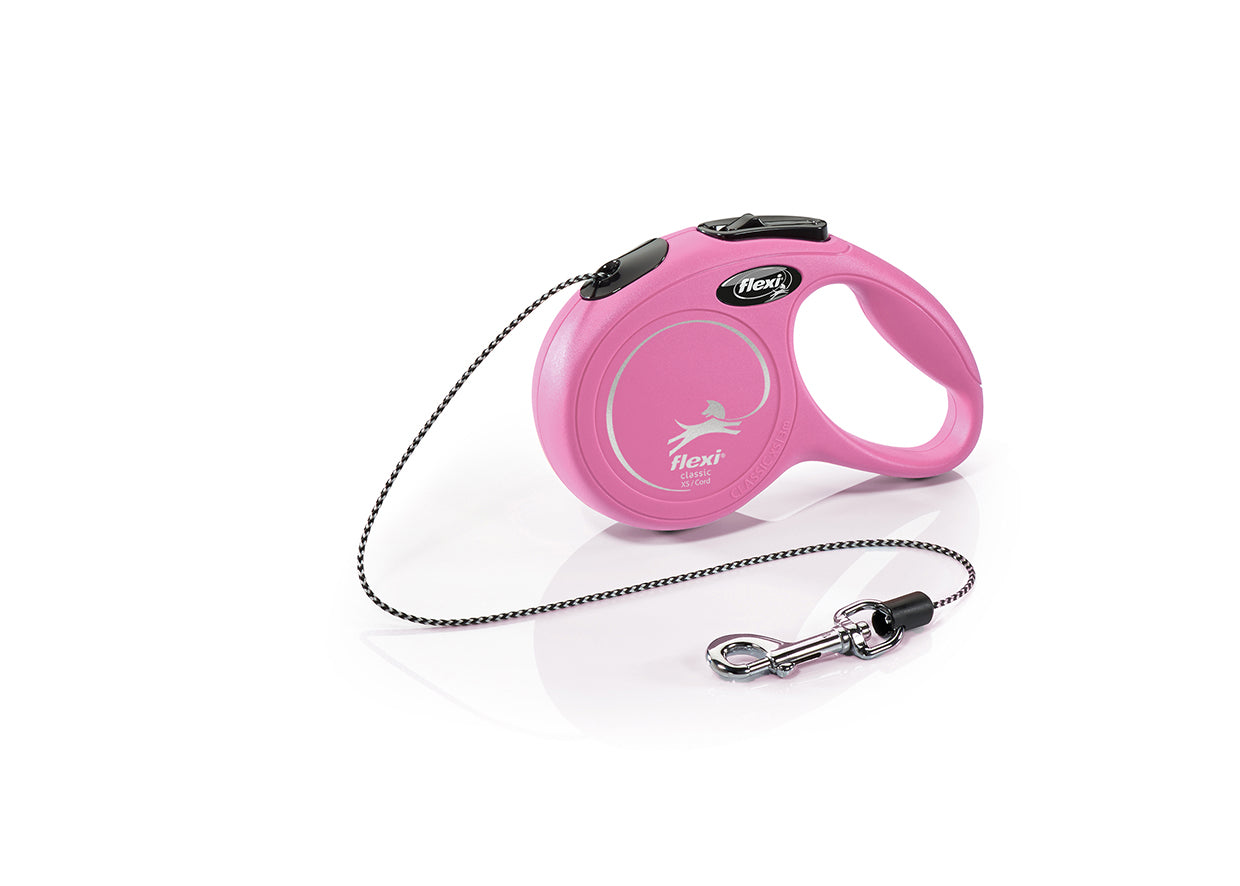 Litar për qen, Flexi S Classic, Cord, Pink, 8m.