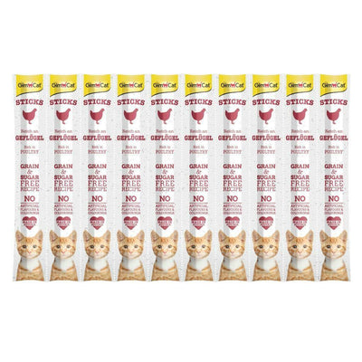 Shpërbime për mace me pulë, Sticks, 10 pcs, 50 gr.