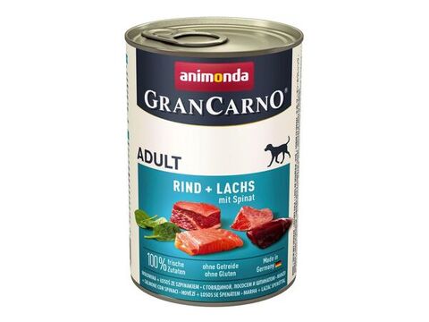 Gran Carno, mish gjedhi+salmon, 400 gr.