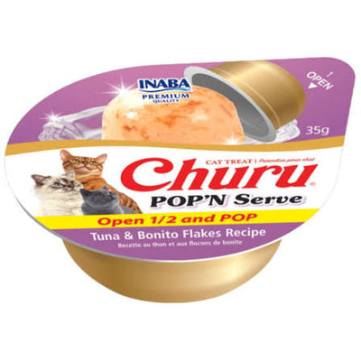 Ushqim i lëngëshëm, Pop n' Serve, Tuna & Bonito Flakes, 2 pcs