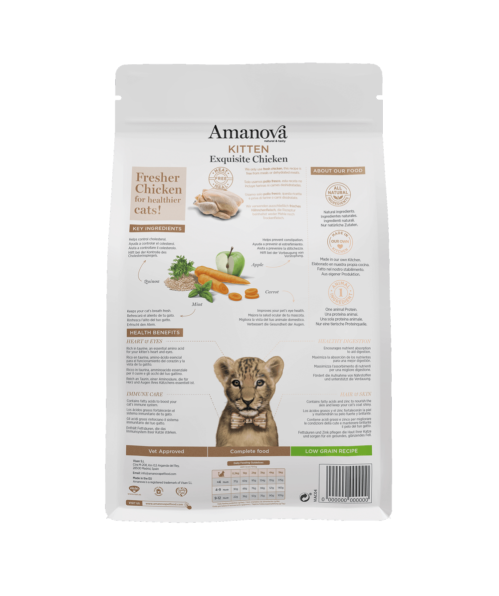 Ushqim për kotele, Amanova Kitten, 1.5 kg