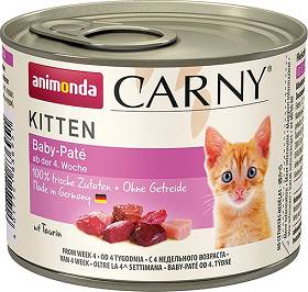 Ushqim për kotele, Carny Kitten Baby Pate 200 gr