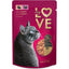 Ushqim i lëngëshëm për mace, me mish gjeldeti dhe lepur, My Love, Turkey in Gravy, 24 x 85 gr.