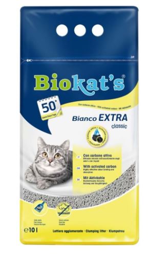 Rërë për mace, Bio Kat's Bianco EXTRA Classic, 10 L