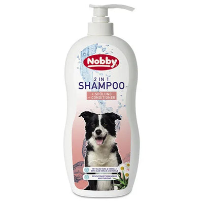 Shampoo 2 in 1, me aloe vera & kamomil, Nobby, 300 ml.