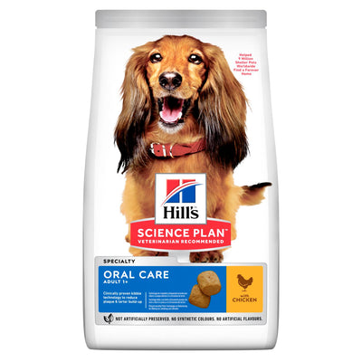 Hill's Science Plan Oral Care, Ushqim me pulë për qen, 2 kg