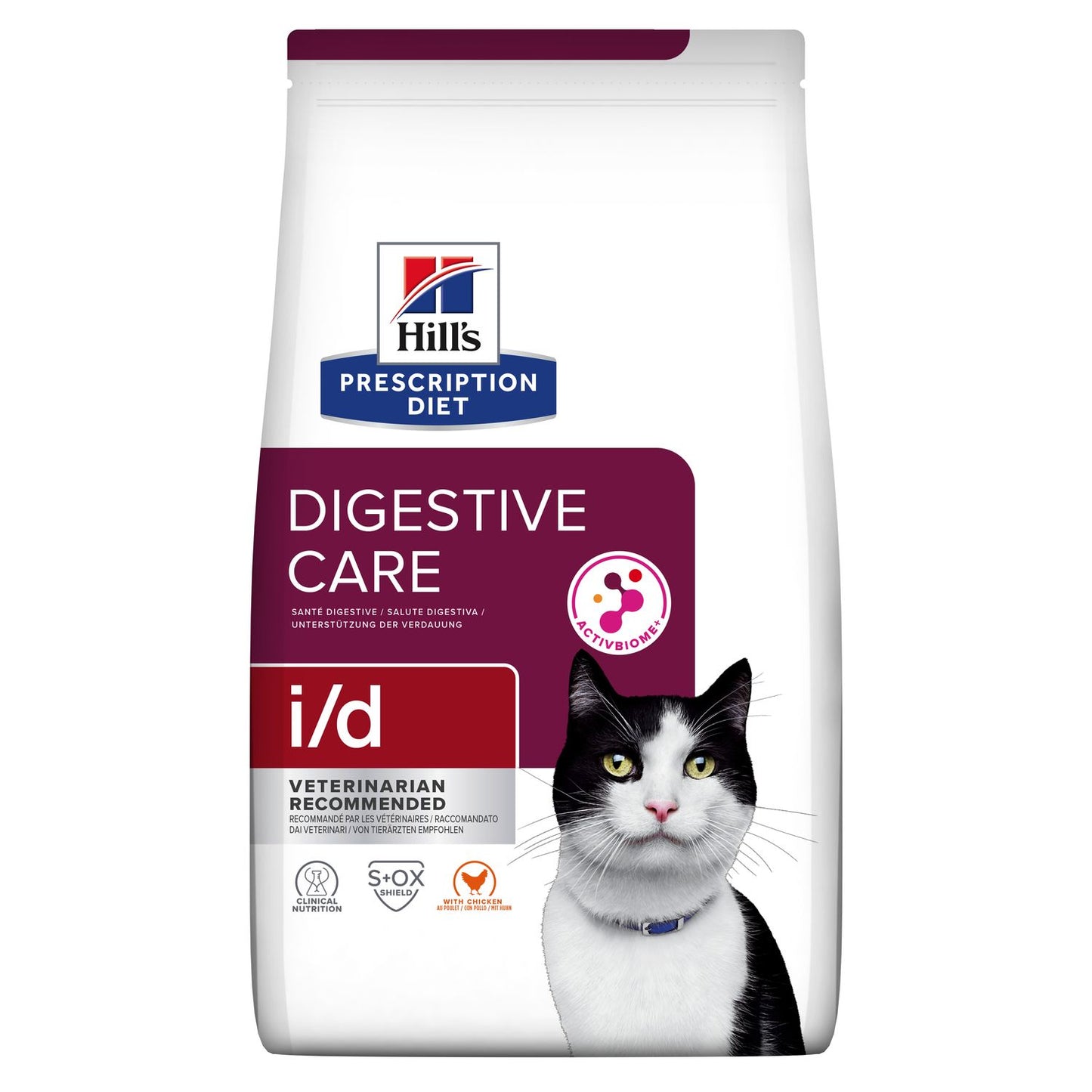 Hill s Prescription Diet Cat i / d Digestive Care, Ushqim për mace, 1.5kg