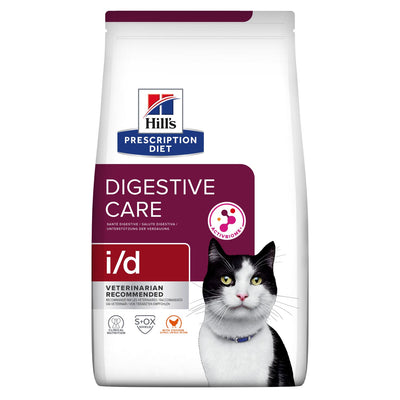 Hill s Prescription Diet Cat i / d Digestive Care, Ushqim për mace, 1.5kg