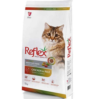 REFLEX ADULT CAT FOOD CHICKEN AND RICE GOURMET 15 KG