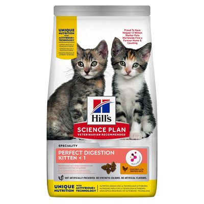 HIll's Science Plan Kitten Perfect Digestion, Ushqim për kotele, 1.5 kg